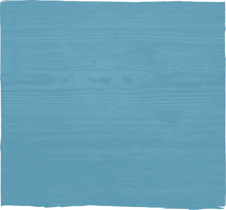 A sturdy rectangular blue wooden surface with visible grain and textured edges, reminiscent of harbor work reliability.